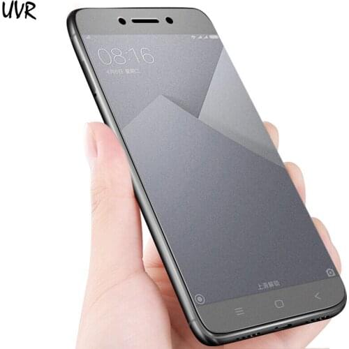 UVR Anti Fingerprints Matte Frosted Tempered Glass for Xiaomi Redmi 5A Anti Blue Light Ray Screen Protector Film No Fingerprint