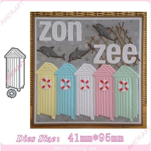 Summer beach hut Metal Cutting Dies for diy Scrapbooking Photo Album Decorative Embossing PaperCard Crafts Die2020