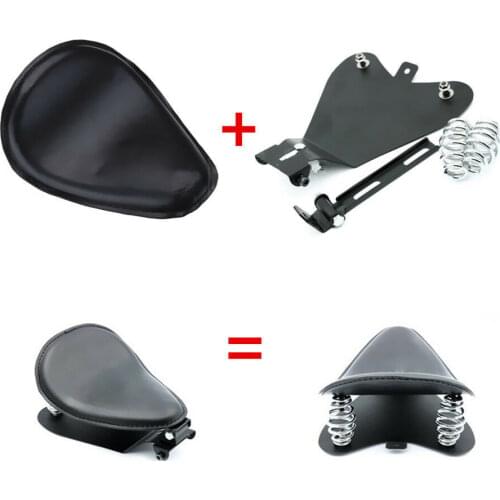 Motorcycle 3" Springs Bracket Solo Seat Base Kit For Harley Forty Eight Sportster 1200 XL883