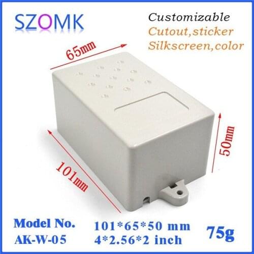 Szomk wall mount enclosure equipment box (1 pcs) 101*65*50mm pcb instrument box control enclosure plastic project box