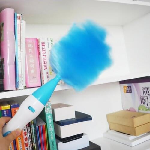 New Electric Spin Duster Feather Duster Brush Adjustable Dust Cleaner Cleaning Brush Household Cleaning Tool Instant Duster