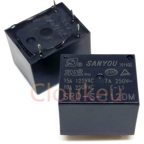 SRD-S-112DM 12VDC 10A Relay DIP4