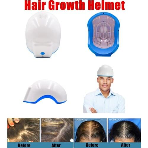 Hair Growth Helmet Laser Hair Growing Device 650nm Soft Laser Lower Energy Infrared Rays Prevent Follicle Atrophy