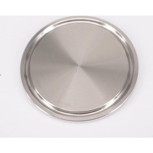 Sanitary O/D 2" Tri Clamp Stop Cap 64mm Ferrule304 Stainless Steel End Cap Sanitary Homebrew Pipe Fitting