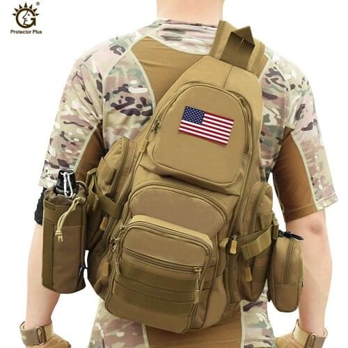 Tactical Molle Military Backpacks 14 Inch Laptop Backpack 800D Nylon Sports Bag Camping Hiking Waterproof Men Travel Rucksack