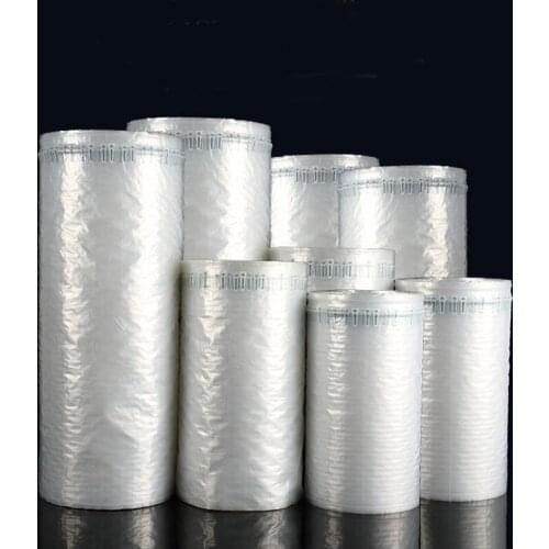 Wine Bottle Fruit Milk Powder Air Column Buffer Packaging Pouch 50m Air Column Bag Express Packaging Shockproof Column Bags Red