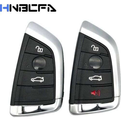 3/4BTN Smart Car Key Shell Case For BMW 1 2 7 Series X1 X5 X6 X5M X6M F Class Remote Key Fob Cover Uncut blade Colorfull Side