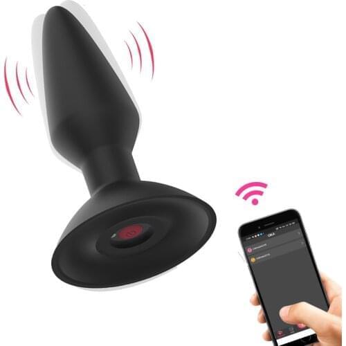 Anal Plug Vibrator Mobile Smart APP Wireless Remote Control Man Prostate Massage Butt Plug Clitoris Stimulate Sex Toy For Couple