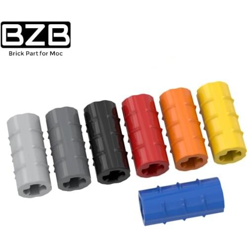 BZB MOC 6538 Axis Connector Creative Building Block Model Kids DIY High-tech Brick Parts Toys Best Gifts