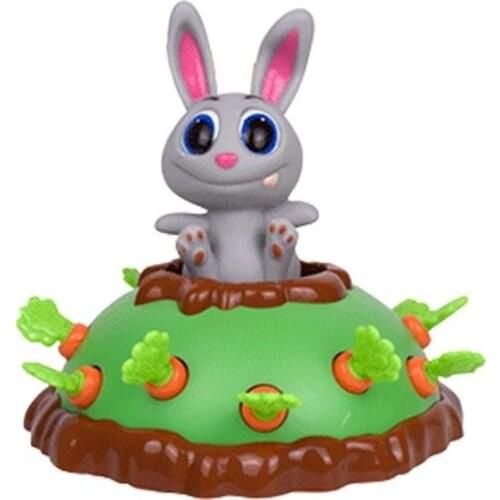 Rabbit Pulling Carrot Puzzle Game Parent-child Interactive Toy Party Game Jumping Bunny Electric Puzzle Board Game