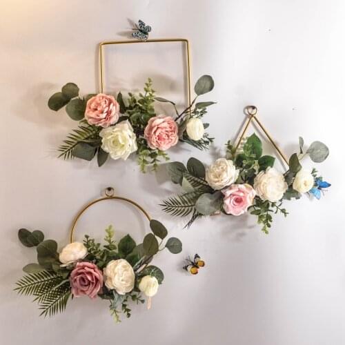 Artificial Flowers Household Simulations Plants Decorative Pendant Hanging Ornament for Living Room Bedroom