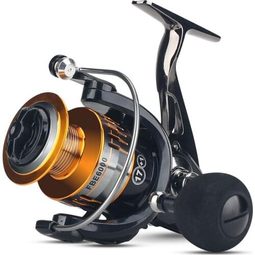Spinning Reel Practical TEST Max Drag 10kg Metal Winding Cup 4.7:1 / 5.0:1 Sea Fishing Rod Fishing Reel Bearing Balls