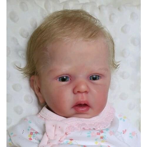 NPK 18inch Reborn Doll Kit Mindy Sweet Baby DIY bank Doll Parts Unfinished Doll