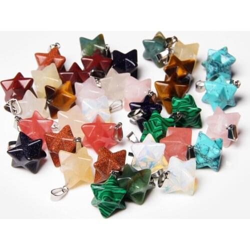 Wholesale 10-30 pcs 21*17 mm Multi-faceted Gray Agat Pendant For DIY Making Jewelry Earrings Beads Charm Findings Necklace