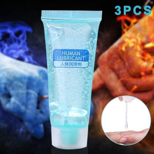 3Pcs Transparent Lubricant Water-based Sex Oil Vaginal Anal Gel Adults Sex Product SDFA88