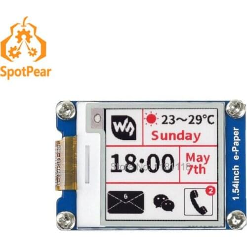 Raspberry Pi 1.54inch E-Ink display module, three-color, 200x200