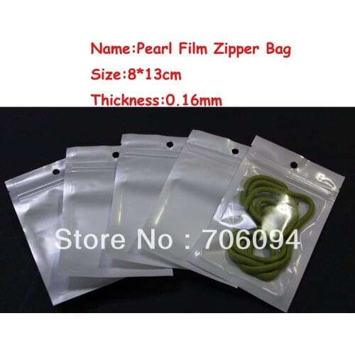 Size:8*13cm,200pcs/lot,Pearl White Plastic bag,Pearl film Plastic bag,Polybag,Plastic Package for Gifts