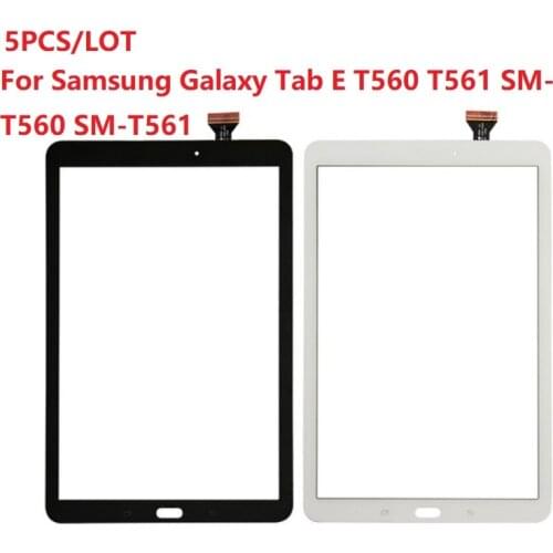 5PCS/LOT 9.6" TOUCH For Samsung Galaxy Tab E T560 T561 SM-T560 SM-T561 Touch Screen Digitizer Sensor Front Glass Panel