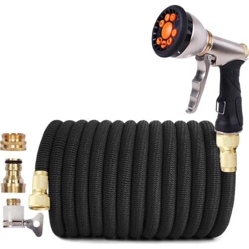 New Garden Hose For Watering Garden Flexible Expandable Watering Hose Car Wash Hoses Irrigation Kit Metal Water Gun For Garden