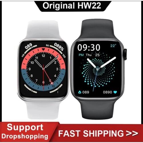 HW22 Smart Watch 1.75 Inch HD Screen 44mm Series 6 Bluetooth Call DIY Watchfaces Fitness Smartwatch Men Wamen For Android IOS