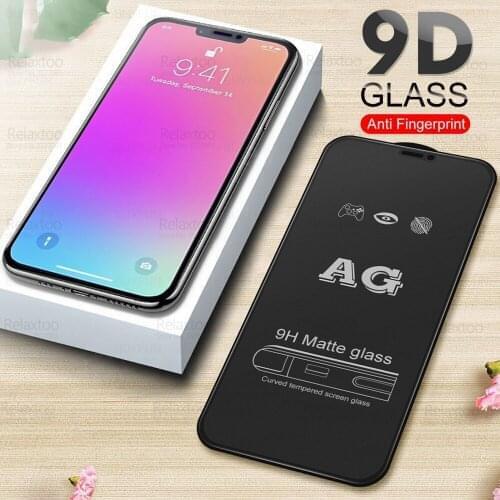 For IPhone 13 Pro Max Glass 9D Full Glue Matte Protective Glass On The For IPhone13 Mini 13Pro Aifon Aiphone I Phone 13Mini Film
