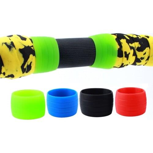 1 Pair Road Bike Handlebar Tape plugs Anti-Skip Rubber Silicone Plug Bicycle Handlebar end Bar Tape Fixed Ring Waterproof Wear