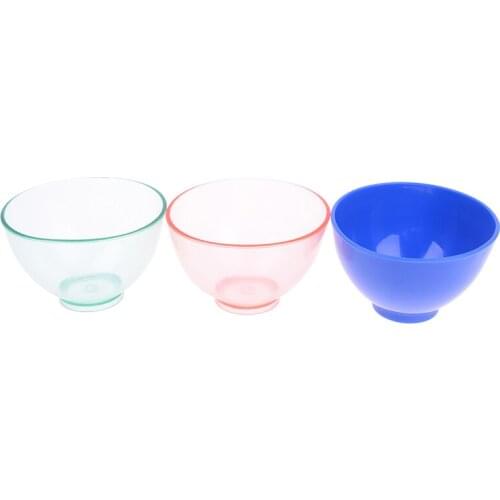 1PCS Dental Rubber Bowl Plastic Lab Silicon Bowl For Oral Hygiene Tool Dentist Dental Medical Equipment Rubber Bowl 3Colors