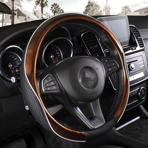 3D Sport Car Steering Wheel Covers Micro Fiber Leather Two Tone Steering Wheel Case Auto Interior Accessories Black Blue