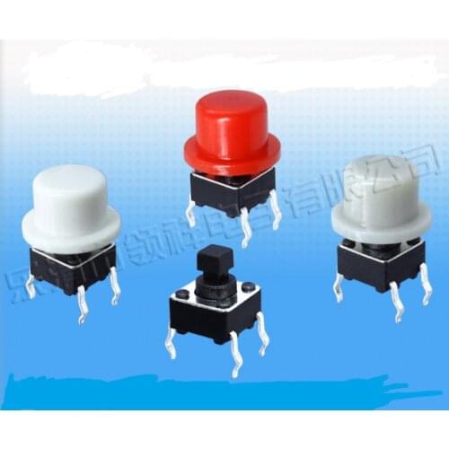 6x6 key cap cylindrical A85 Inner diameter 3MM The key cap fitted with the 6 * 6 round head light touch switch