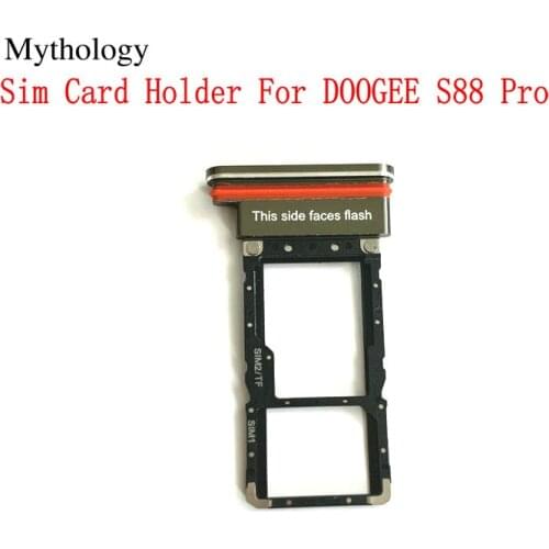 Mythology for DOOGEE S88 Pro Sim Card Tray Slot for DOOGEE S88 Pro Sim Card Holder 6.30" Mobile Phone Spare Parts Flims