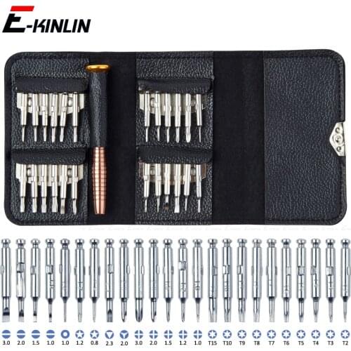 Multifunctional Torx Leather Wallet Screwdriver Opening Tool For iPhone Android Smartphone Precision Disassemble Tools