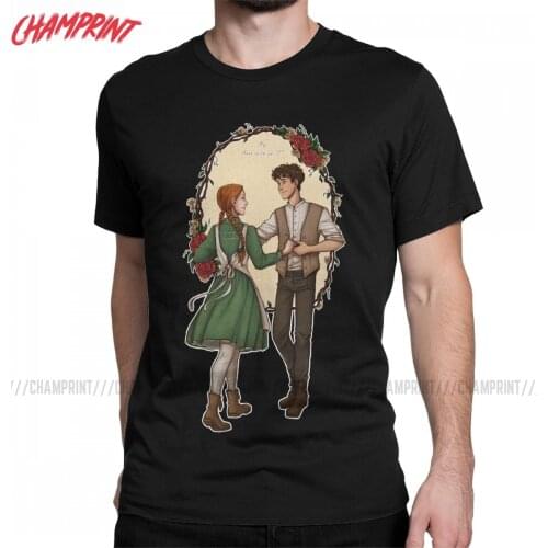Anne With An E Mens T Shirt Tv show Casual Tee Shirt Short Sleeve Crew Neck T-Shirts Pure Cotton 4XL 5XL 6XL Clothes
