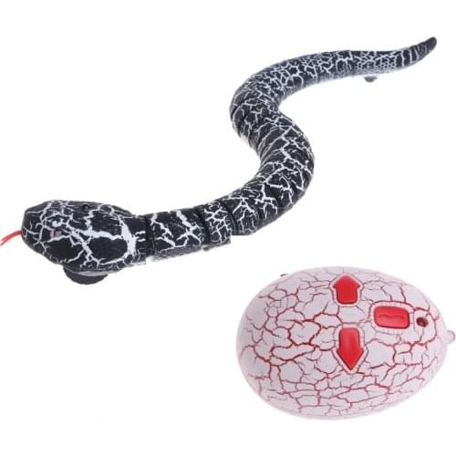 Novelty Remote Control Snake Rattlesnake Animal Trick Terrifying Mischief Toy 77HD