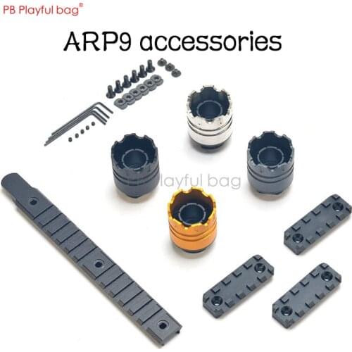 PB Playful bagOutdoor Sports Fun Toy ARP9 CNC Upper Rail Side Rail Small Moon 14mm Flare Water Bullet Gun Modif Accessories MD33