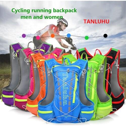 TANLUHU 15L cycling running backpack male female ultra light breathable cycling cross country marathon water bag backpack 450g