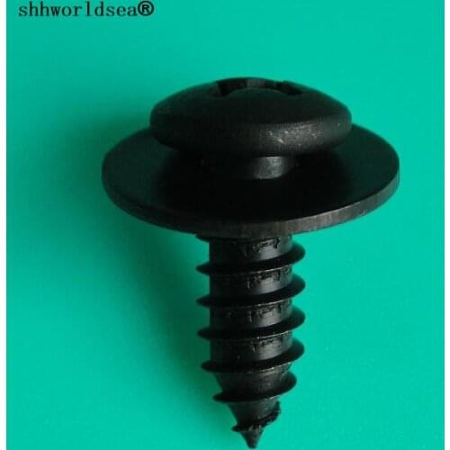 Shhworldsea 100 Pcs/Lot auto NUT cross recessed round head tapping screw