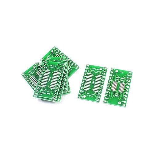 SMD SOP24 SSOP24 TSSOP24 to DIP24 2 Sides Adapter PCB IC Converter Plate 20Pcs