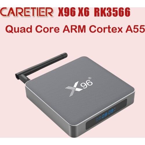 5PCS X96 X6 TV Box Android 11 8GB RAM 128GB ROM Rockchip RK3566 4K 2T2R MIMO Wifi 1000M 4GB 64GB 32GB Media Player Set Top Box