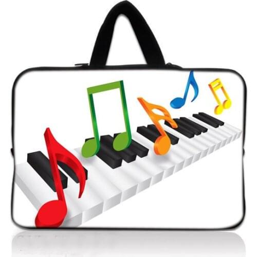 Music Shockproof Zipper Laptop Sleeve For 11" 13" 14" 15.6" Macbook Air Case Notebook Computer Laptop Bag