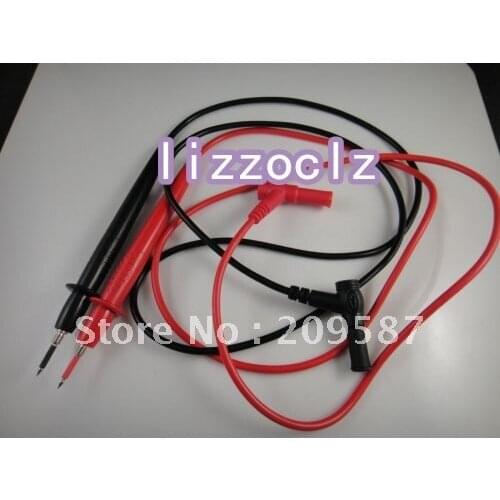 2pcs Multimeter right angle Banana plug to Test Hook Clip probe cable