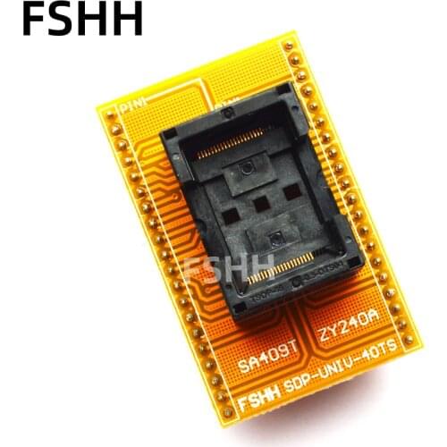 TSOP40 Programmer Adapter TSOP40 to DIP40 Adapter IC Test Socket IC Socket 0.5mm