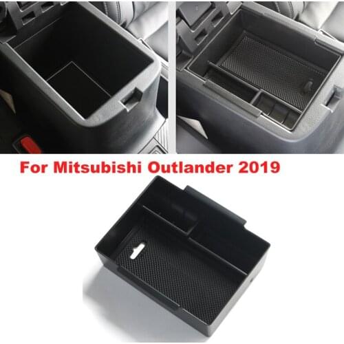 Car-Styling Car Central armrest box storage box decoration For Mitsubishi Outlander 2019