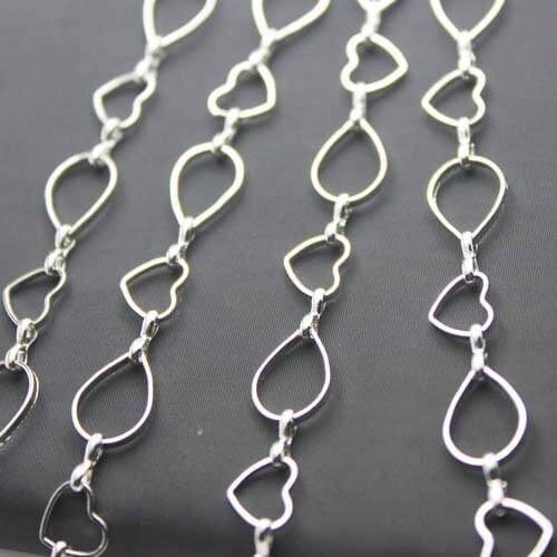 Free shipping!!!20m/lot hand-made Copper material 7x11mm-7mm chain findings