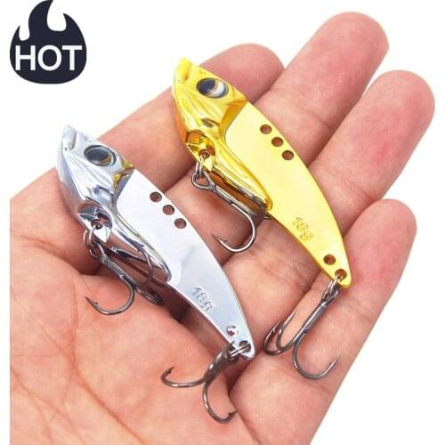 1pcs 3.5G/3.5CM Metal VIB Fishing Lure Mini Sinking Vibration Spoon Spinner Crankbait Artificial Vibe Bass Pike Perch Fishing