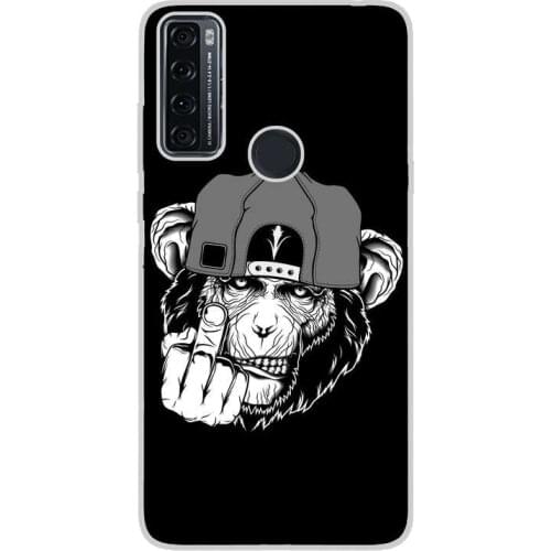 Compatible with TCL-20-SE-4G silicone gel tpu case cover case custom drawing design anti-shock FREAKY 001 case