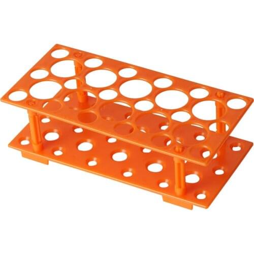 Test Tube Rack Holder 28 Sockets 10/15/50ml Centrifuge Tube Rack Laboratory Plastic Test Tubes Holder Stand Bracket 1Pc