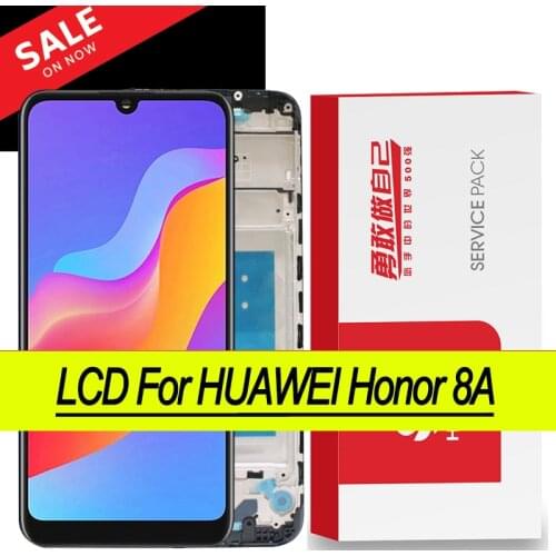 Original 6.09 " Display for Huawei Honor 8A LCD JAT-L29 Display Touch Screen Digitizer JAT-L09 L41 LX1 for Huawei 8A JAT-L29