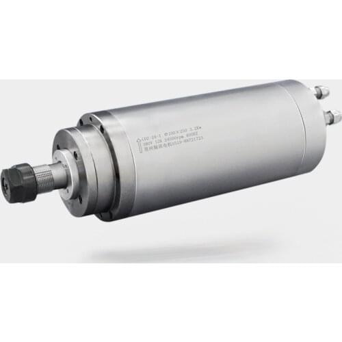 3.2kw water cooling spindle motor, 100mm diameter 220v, 24000rpm ER20 GDZ-24-1 water cooling spindle motor