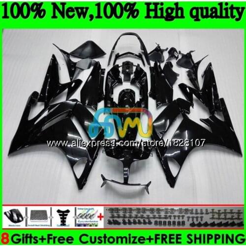 FJR1300A For YAMAHA FJR-1300 Gloss black FJR1300 01 02 03 05 06 07 119BS. FJR 1300 2001 2002 2003 2004 2005 2006 2007 Fairing