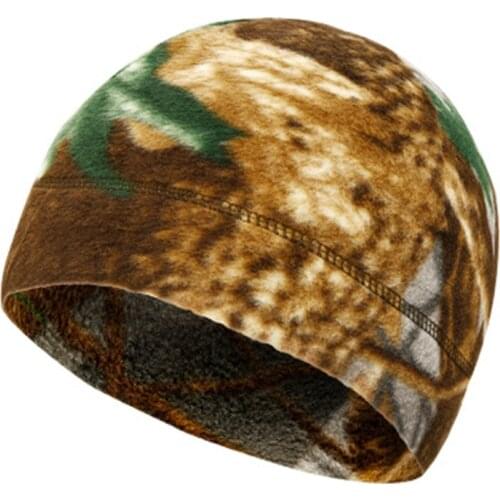 Fleece Warm Hiking Caps Winter Men Hat Beanie Thermal Snood Hood Tactical Hunting Camouflage Cap Outdoor Mountain Warm Hat